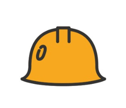 icono casco de obra